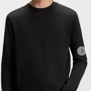 Boss Men's Charcoal Long Sleeve Tee